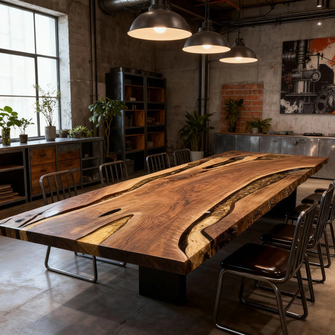 Custom-Black-Walnut-Epoxy-Resin-River-Table-Black-Pearl-ZPR-704-09