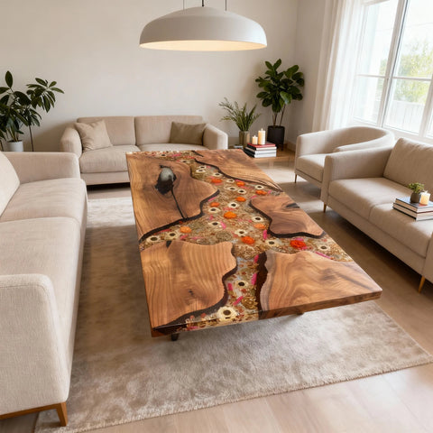 Custom-Black-Walnut-Epoxy-Resin-River-Table-Clear-Transparent-Resin-VJS-5931-01