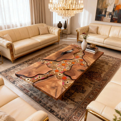 Custom-Black-Walnut-Epoxy-Resin-River-Table-Clear-Transparent-Resin-VJS-5931-04