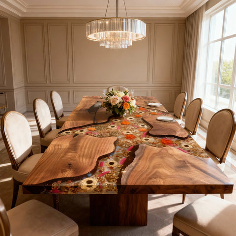 Custom-Black-Walnut-Epoxy-Resin-River-Table-Clear-Transparent-Resin-VJS-5931-05