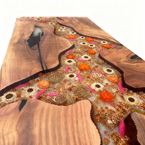 Custom-Black-Walnut-Epoxy-Resin-River-Table-Clear-Transparent-Resin-VJS-5931-06