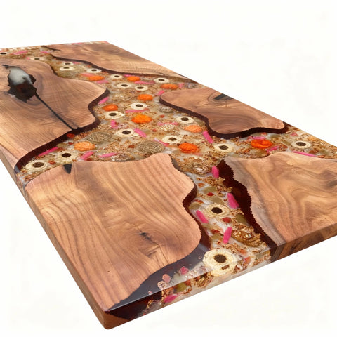 Custom-Black-Walnut-Epoxy-Resin-River-Table-Clear-Transparent-Resin-VJS-5931-10