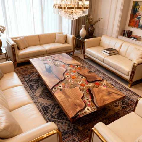 Custom-Black-Walnut-Epoxy-Resin-River-Table-Clear-Transparent-Resin-VJS-5931-14