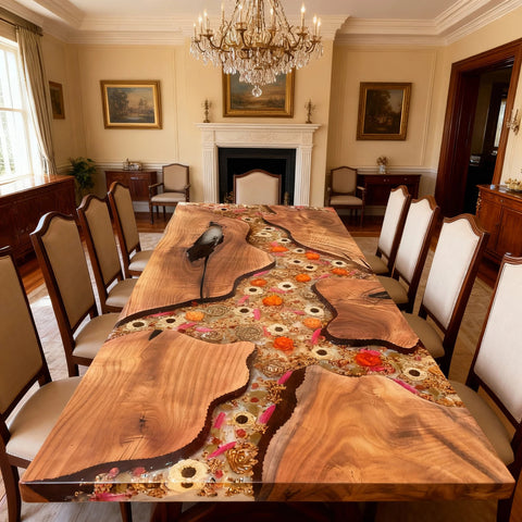 Custom-Black-Walnut-Epoxy-Resin-River-Table-Clear-Transparent-Resin-VJS-5931-16