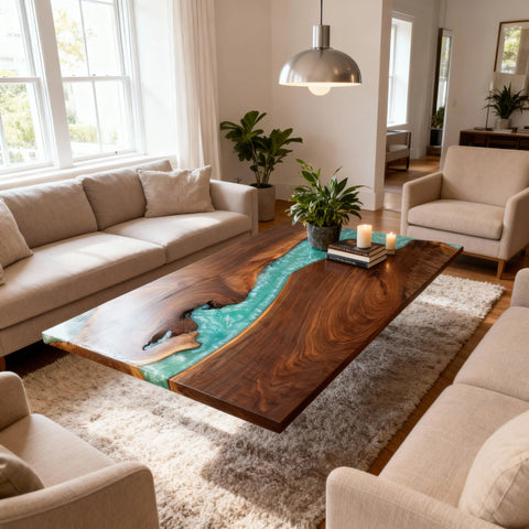 Custom-Black-Walnut-Epoxy-Resin-River-Table-Jade-Turquoise-Pearl-QZN-619-04