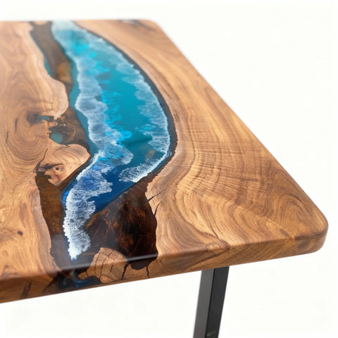 Custom-Black-Walnut-Epoxy-Resin-River-Table-Ocean-Blue-With-White-Surf-QMF-729-05