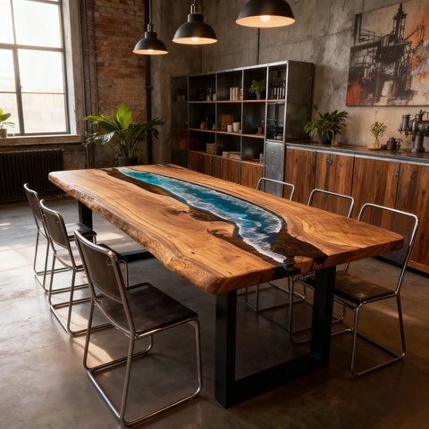 Custom-Black-Walnut-Epoxy-Resin-River-Table-Ocean-Blue-With-White-Surf-QMF-729-13