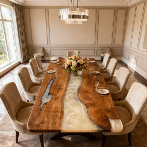 Custom-Black-Walnut-Epoxy-Resin-River-Table-Pearlescent-Ivory-Resin-JQF-7392-04