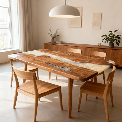 Custom-Black-Walnut-Epoxy-Resin-River-Table-Pearlescent-Ivory-Resin-JQF-7392-13