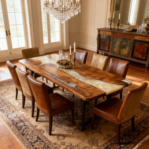 Custom-Black-Walnut-Epoxy-Resin-River-Table-Pearlescent-Ivory-Resin-JQF-7392-15