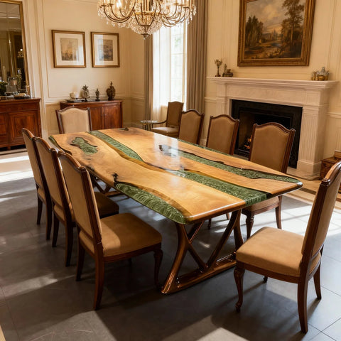 Custom-Black-Walnut-Epoxy-Resin-River-Table-Pearlescent-Jade-Green-ZRW-5183-07