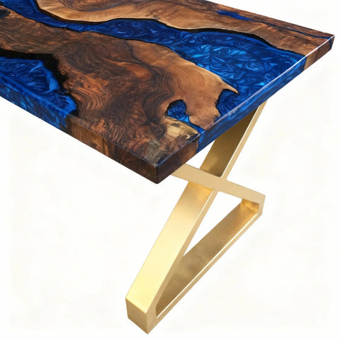 Custom-Black-Walnut-Epoxy-Resin-River-Table-Sapphire-Blue-Pearlescent-LQN-5829-04