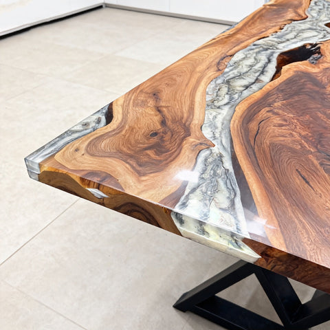 Custom-Black-Walnut-Epoxy-Resin-River-Table-Slate-Blue-Silver-Pearl-Resin-HZX-4173-02