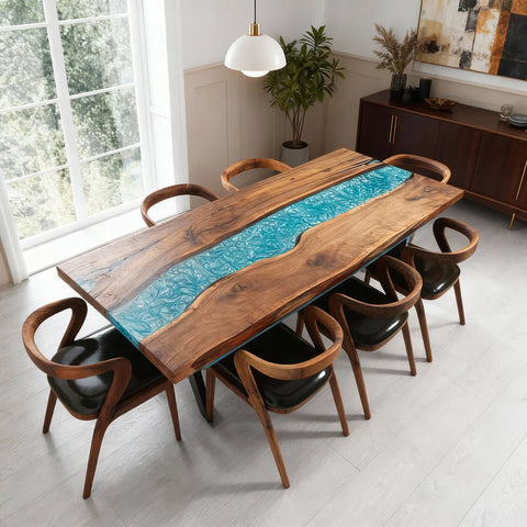 Custom-Black-Walnut-Epoxy-Resin-River-Table-Turquoise-Pearl-ZMV-4187-05