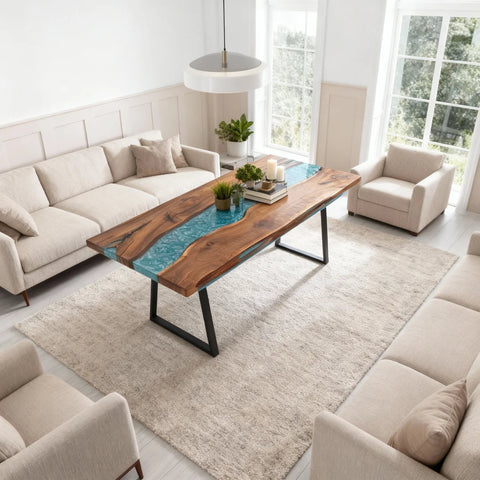 Custom-Black-Walnut-Epoxy-Resin-River-Table-Turquoise-Pearl-ZMV-4187-06