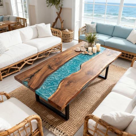 Custom-Black-Walnut-Epoxy-Resin-River-Table-Turquoise-Pearl-ZMV-4187-07