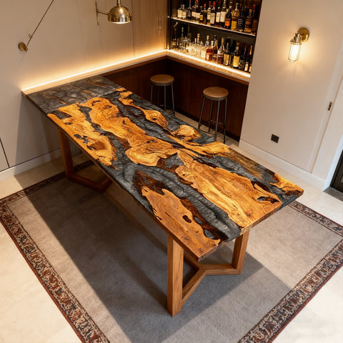 Custom-Olive-Wood-Epoxy-Resin-River-Table-Black-Pearl-Resin-KXZ-4821-01