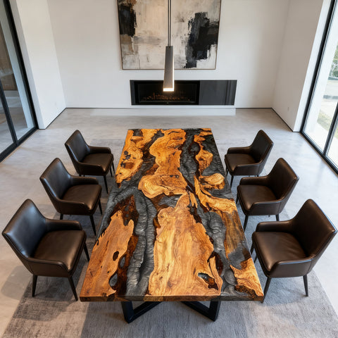 Custom-Olive-Wood-Epoxy-Resin-River-Table-Black-Pearl-Resin-KXZ-4821-02
