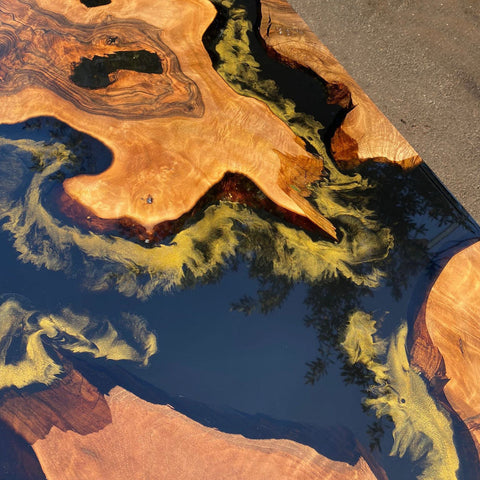 Custom-Olive-Wood-Epoxy-Resin-River-Table-Black-Pearl-Resin-With-Moss-Green-Wisps-QNF-827-06