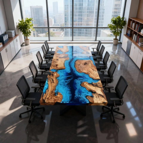 Custom-Olive-Wood-Epoxy-Resin-River-Table-Caribbean-Blue-ZKP-4713-10