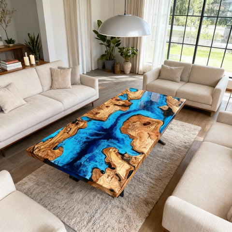 Custom-Olive-Wood-Epoxy-Resin-River-Table-Caribbean-Blue-ZKP-4713-12