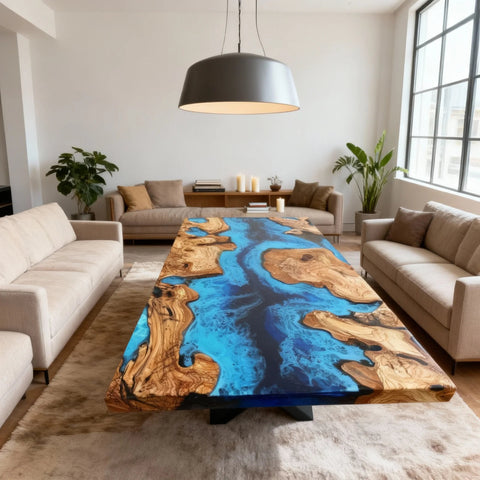 Custom-Olive-Wood-Epoxy-Resin-River-Table-Caribbean-Blue-ZKP-4713-15