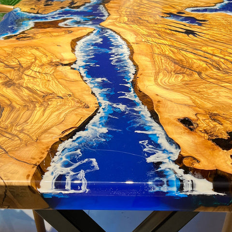 Custom-Olive-Wood-Epoxy-Resin-River-Table-Cobalt-Blue-Resin-QNZ-7842-01
