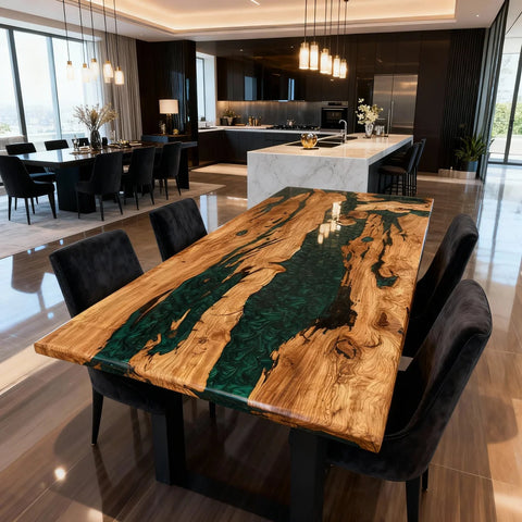 Custom-Olive-Wood-Epoxy-Resin-River-Table-Emerald-Green-Pearl-VNZ-3816-05
