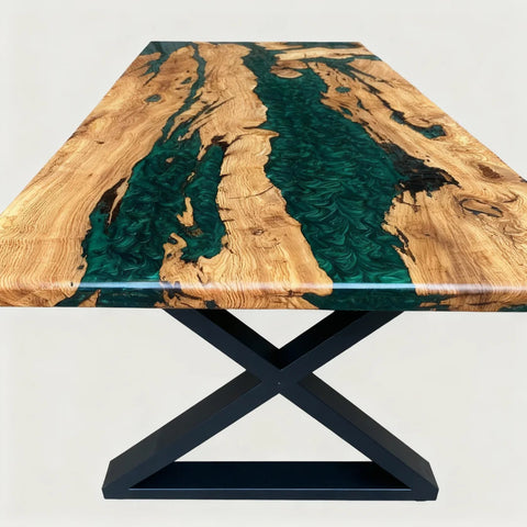 Custom-Olive-Wood-Epoxy-Resin-River-Table-Emerald-Green-Pearl-VNZ-3816-09
