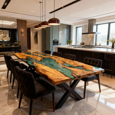 Custom-Olive-Wood-Epoxy-Resin-River-Table-Emerald-Green-Pearl-VQJ-6381-01