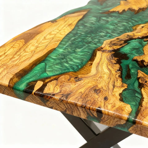 Custom-Olive-Wood-Epoxy-Resin-River-Table-Emerald-Green-Pearl-VQJ-6381-02