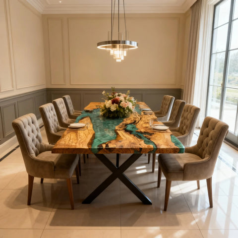 Custom-Olive-Wood-Epoxy-Resin-River-Table-Emerald-Green-Pearl-VQJ-6381-04