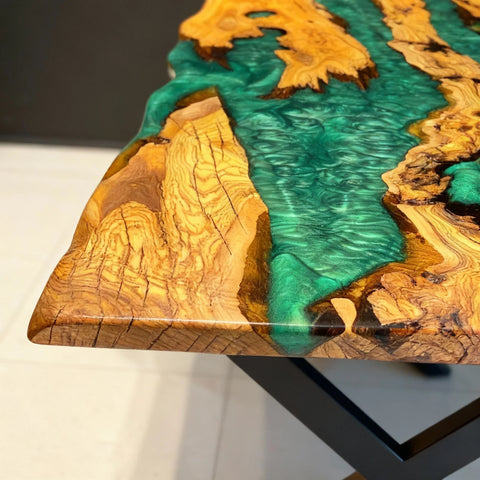 Custom-Olive-Wood-Epoxy-Resin-River-Table-Emerald-Green-Pearl-VQJ-6381-11