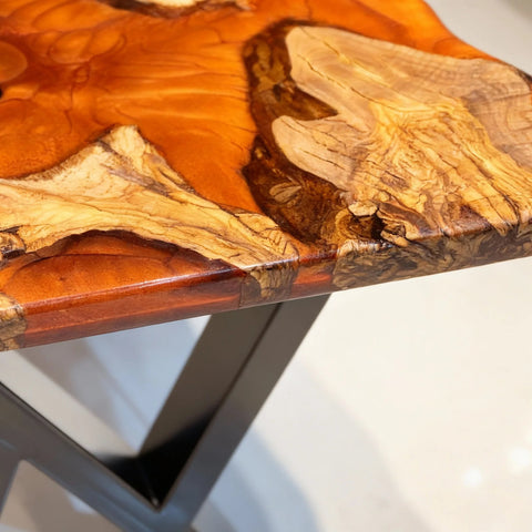 Custom-Olive-Wood-Epoxy-Resin-River-Table-Honey-Amber-KZP-7463-03