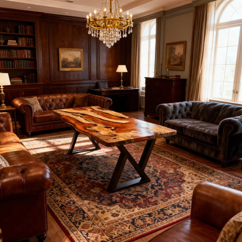 Custom-Olive-Wood-Epoxy-Resin-River-Table-Honey-Amber-KZP-7463-05