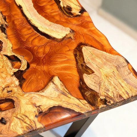 Custom-Olive-Wood-Epoxy-Resin-River-Table-Honey-Amber-KZP-7463-06