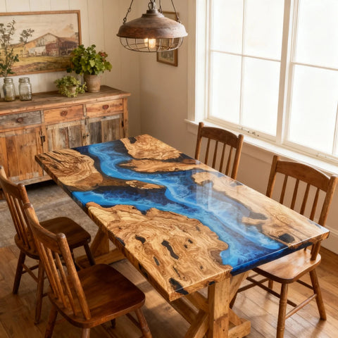 Custom-Olive-Wood-Epoxy-Resin-River-Table-Ocean-Blue-Resin-KHV-3297-04