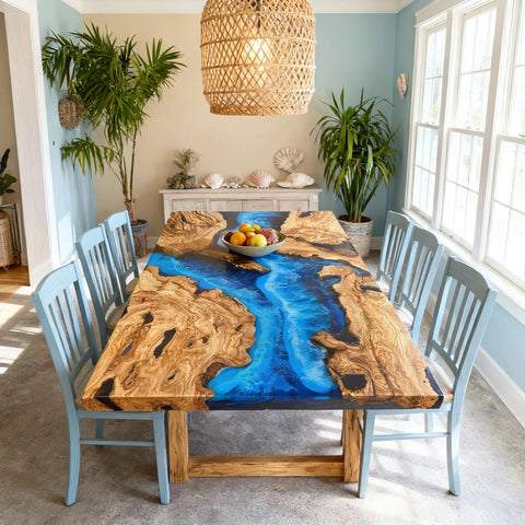 Custom-Olive-Wood-Epoxy-Resin-River-Table-Ocean-Blue-Resin-KHV-3297-14