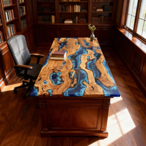 Custom-Olive-Wood-Epoxy-Resin-River-Table-Sapphire-Blue-Resin-With-Aqua-Highlights-KJD-918-06