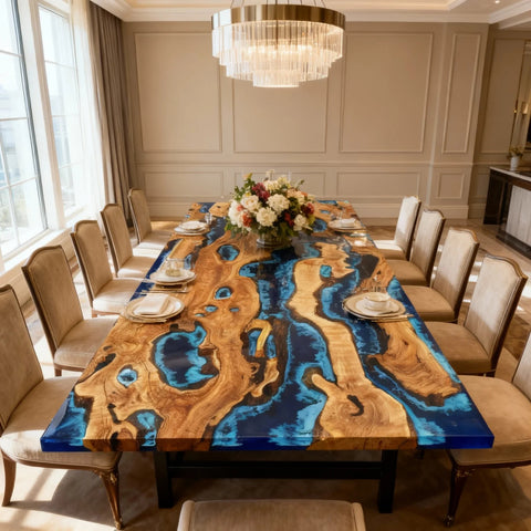 Custom-Olive-Wood-Epoxy-Resin-River-Table-Sapphire-Blue-Resin-With-Aqua-Highlights-KJD-918-15