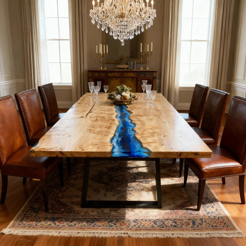 Custom-Poplar-Wood-Epoxy-Resin-River-Table-Azure-To-Cobalt-Blue-Pearl-QMX-682-01