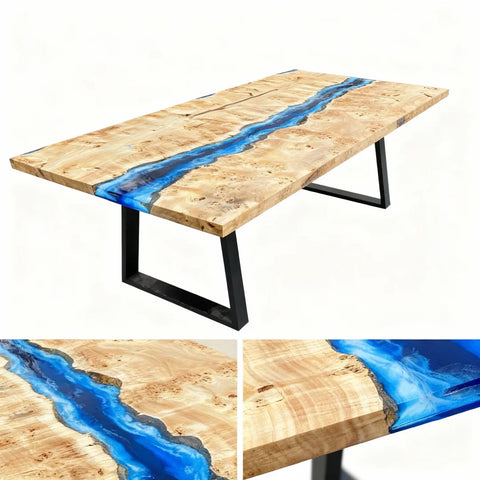 Custom-Poplar-Wood-Epoxy-Resin-River-Table-Azure-To-Cobalt-Blue-Pearl-QMX-682-02
