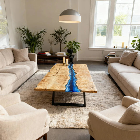 Custom-Poplar-Wood-Epoxy-Resin-River-Table-Azure-To-Cobalt-Blue-Pearl-QMX-682-03