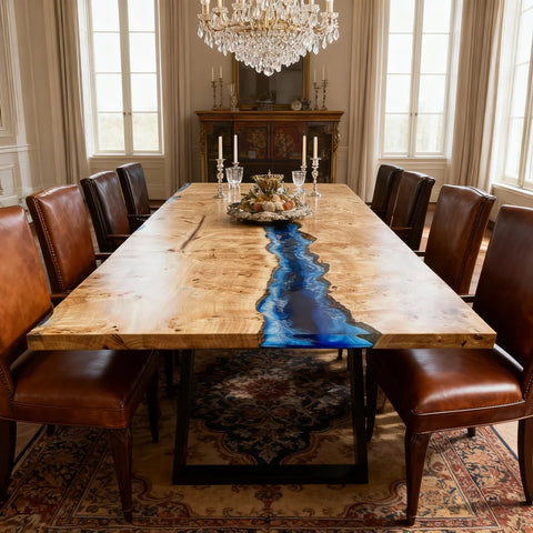 Custom-Poplar-Wood-Epoxy-Resin-River-Table-Azure-To-Cobalt-Blue-Pearl-QMX-682-10