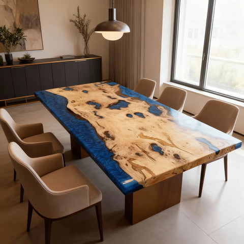 Custom-Poplar-Wood-Epoxy-Resin-River-Table-Cerulean-Blue-VQJ-6387-07