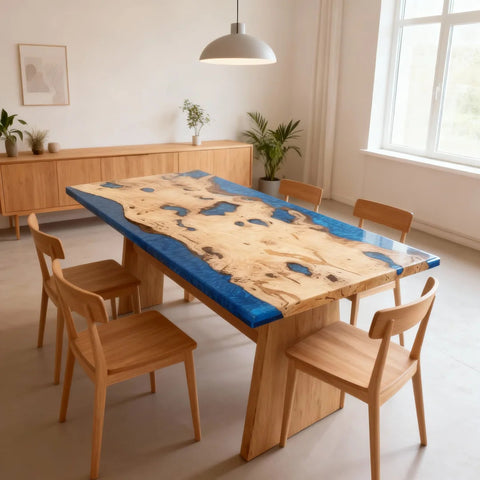 Custom-Poplar-Wood-Epoxy-Resin-River-Table-Cerulean-Blue-VQJ-6387-10