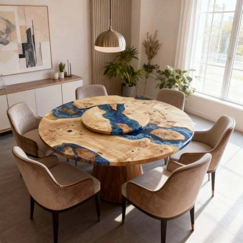 Custom-Poplar-Wood-Epoxy-Resin-River-Table-Sapphire-Blue-Resin-XJG-2961-01