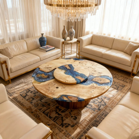 Custom-Poplar-Wood-Epoxy-Resin-River-Table-Sapphire-Blue-Resin-XJG-2961-05