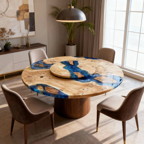 Custom-Poplar-Wood-Epoxy-Resin-River-Table-Sapphire-Blue-Resin-XJG-2961-08