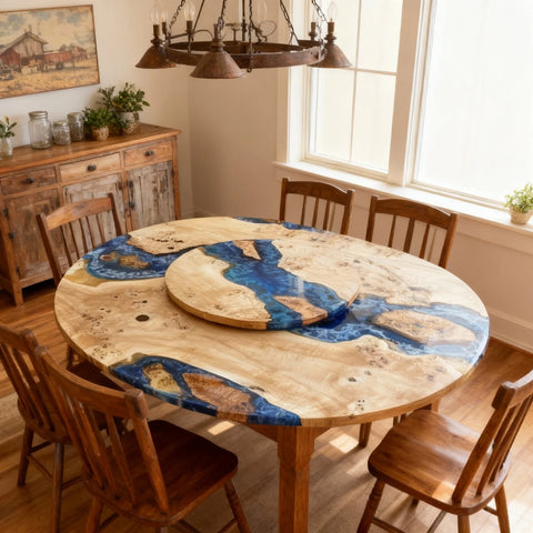 Custom-Poplar-Wood-Epoxy-Resin-River-Table-Sapphire-Blue-Resin-XJG-2961-12